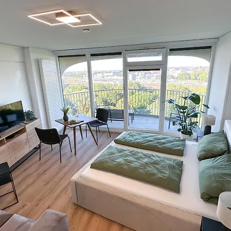 Appartement Helles Mit Tollem Blick Ueber Augsbourg